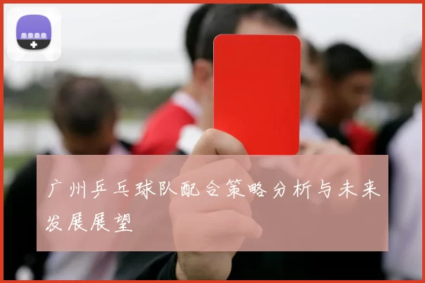 广州乒乓球队配合策略分析与未来发展展望